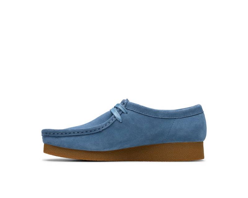 Clarks Clarks WallabeeEVOSh 26181476 4, Schnürschuhe in Blau für Damen Schnürschuh von Clarks