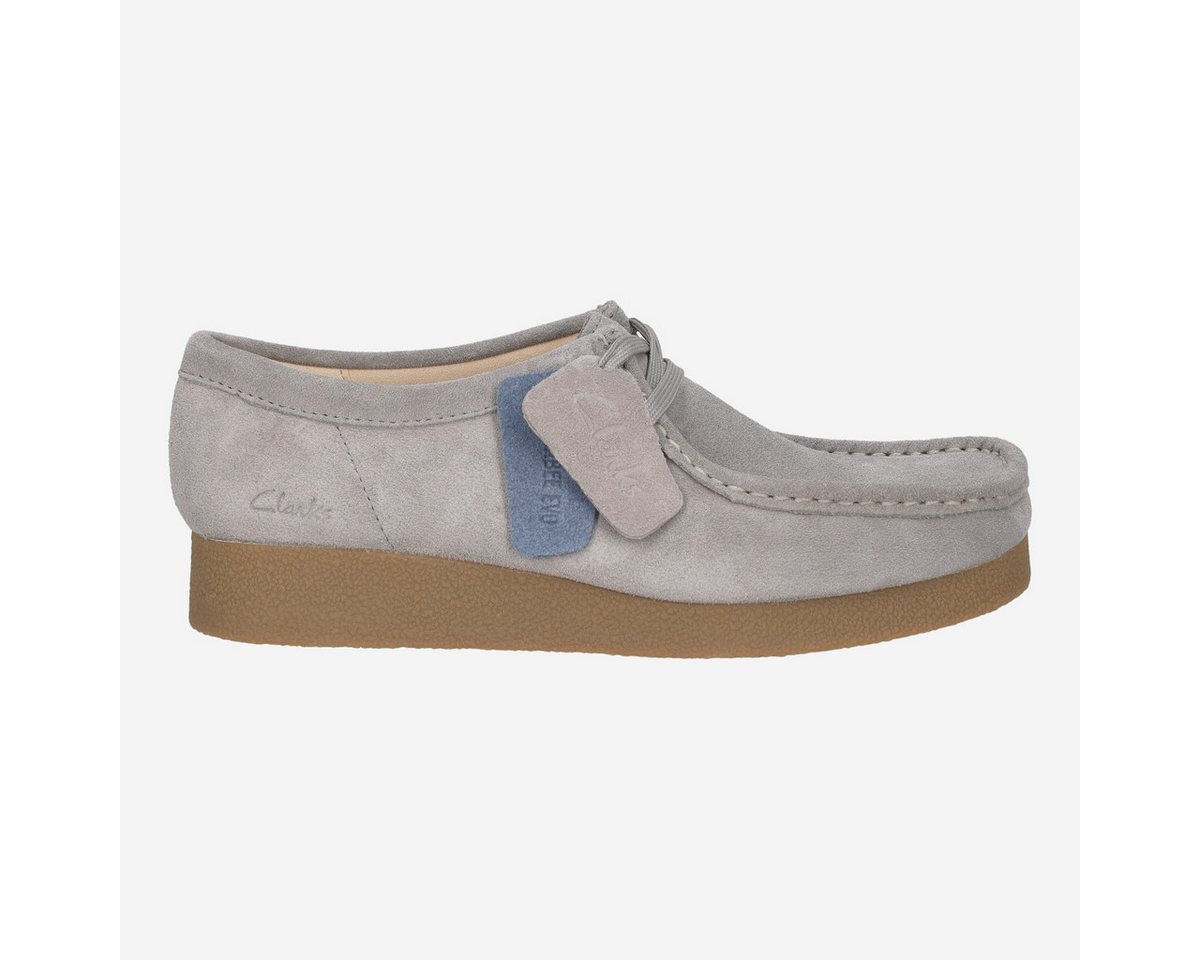 Clarks Clarks WallabeeEVOSh 26181477 4, Schnürschuhe in Grau für Damen Schnürschuh Clarks Clarks WallabeeEVOSh 26181477 4, Schnürschuhe in Grau für Damen Schnürschuh von Clarks