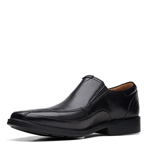 Clarks Clarkslite Ave Loafer für Herren, Schwarz Leder, 43 EU Weit von Clarks