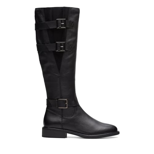 Clarks Cologne Up Lederstiefel In Schwarz, Schwarz , 40 EU von Clarks