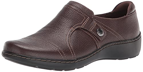 Clarks Cora Poppy Women's Slip On 8.5 C/D US Dark Brown von Clarks