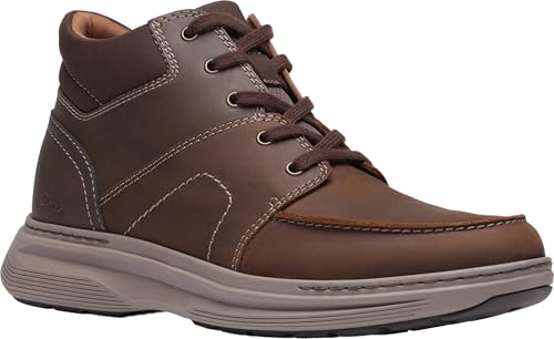 Clarks Craftwell Mid Stiefelette für Herren, Bienenwachs-Leder, 47 EU von Clarks