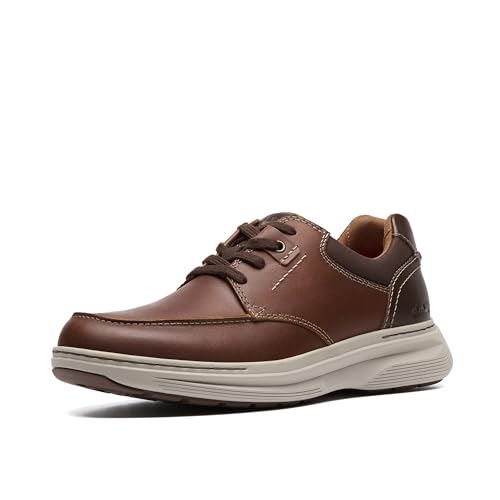 Clarks Craftwell Moc Herren-Sneaker, Dark Tan Leder, 45 EU von Clarks