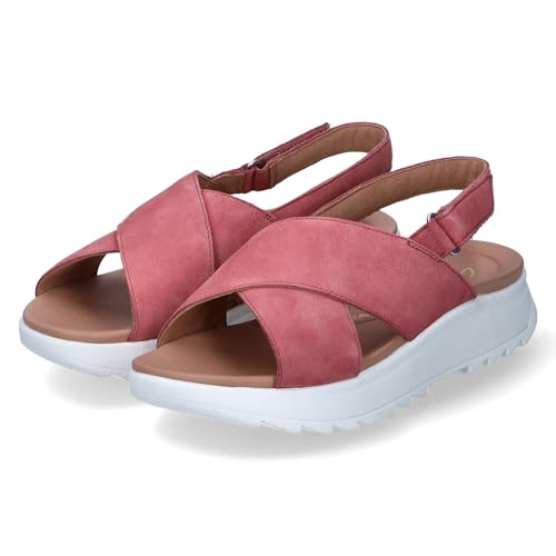 Clarks Damen Sandalen DASHLITE WISH Rot Rauleder, Größe:5, Farbauswahl:rose/pink von Clarks