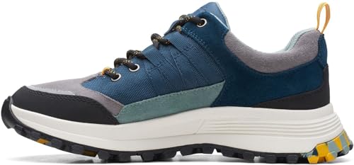 Clarks Damen ATL Trek Path GTX Sneaker, Blaugrün Kombi, 41.5 EU von Clarks