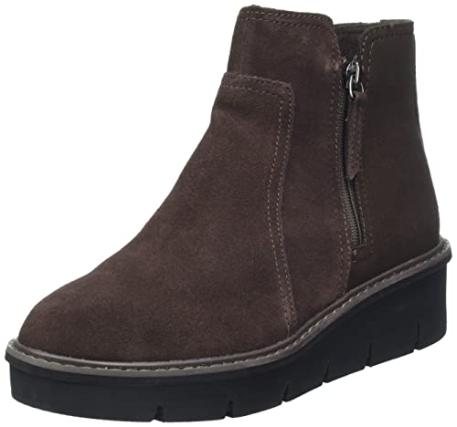 Clarks Damen Airabell Zip Chelsea Boot, Brown SDE, 35.5 EU von Clarks