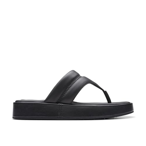 Clarks Damen Alda Walk Sandale, Black Leather, 41 EU Clarks Damen Alda Walk Sandale, Black Leather, 41 EU von Clarks