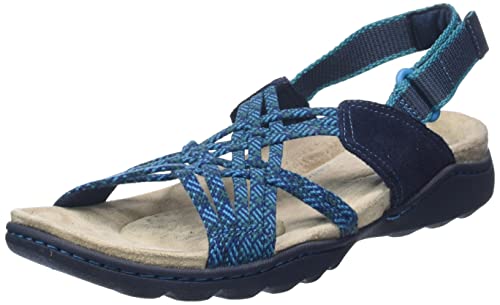 Clarks Damen Amanda Ease Sandale Navy Combi von Clarks