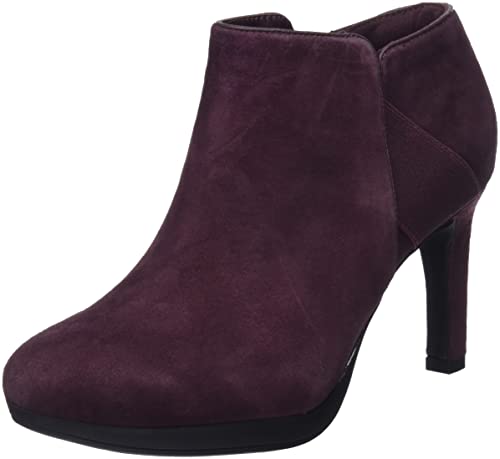 Clarks Damen Ambyr Gem Pump, Burgundy Suede, 41.5 EU von Clarks