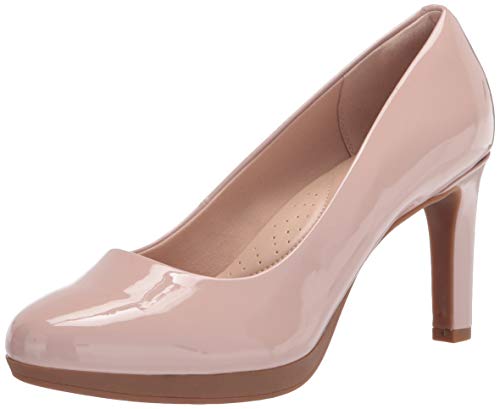 Clarks Damen Ambyr Joy Pumps, Dusty Rose Lack Kunststoff, 38.5 EU von Clarks