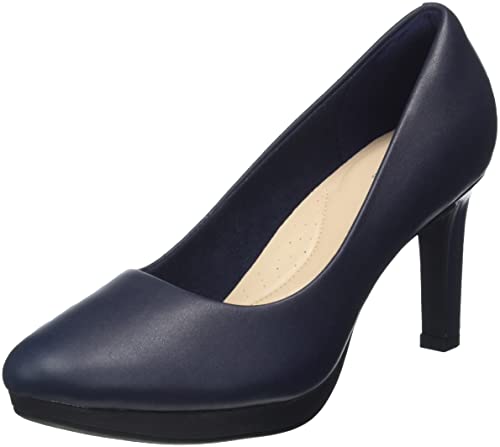 Clarks Damen Ambyr Joy Pumps, Navig Leder, 42 EU von Clarks