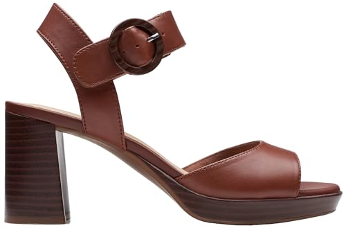 Clarks Damen AmbyrLyn Ruby Pumps, British Tan Lea, 41 EU von Clarks