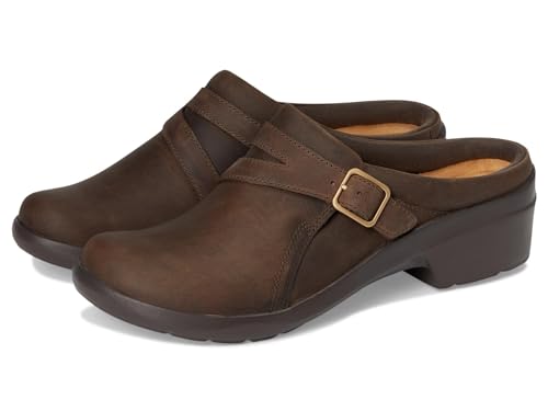 Clarks Damen Angie Braley Hausschuh, Schieferleder, 38.5 EU Weit von Clarks