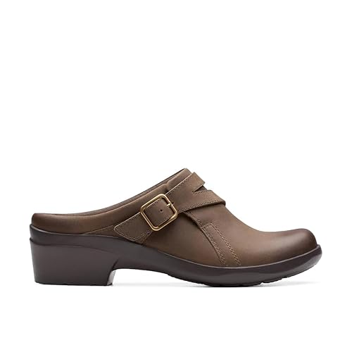 Clarks Damen Angie Braley Hausschuh, Schieferleder, 39 EU von Clarks
