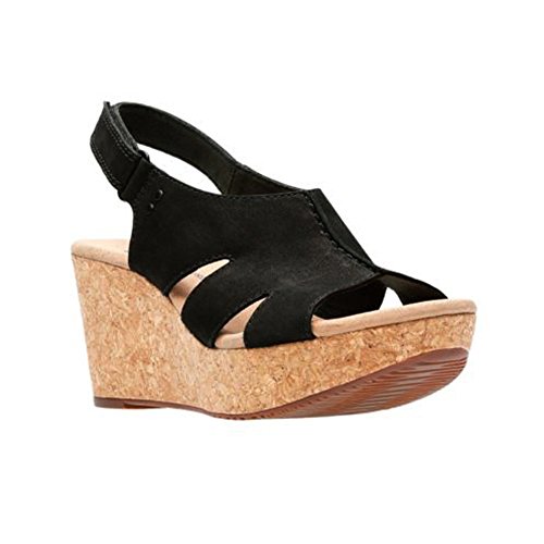 Clarks Damen Annadel Bari Plattform, schwarzes Nubukleder, 37.5 EU Clarks Damen Annadel Bari Plattform, schwarzes Nubukleder, 37.5 EU von Clarks
