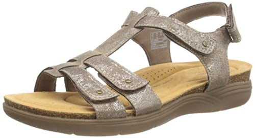 Clarks Damen April Cove Sport Sandal, Bronze Metallic, 35.5 EU von Clarks