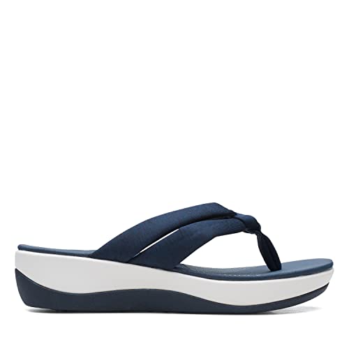 Clarks Damen Arla Kaylie Flipflop, Navy Textile, 37 EU von Clarks