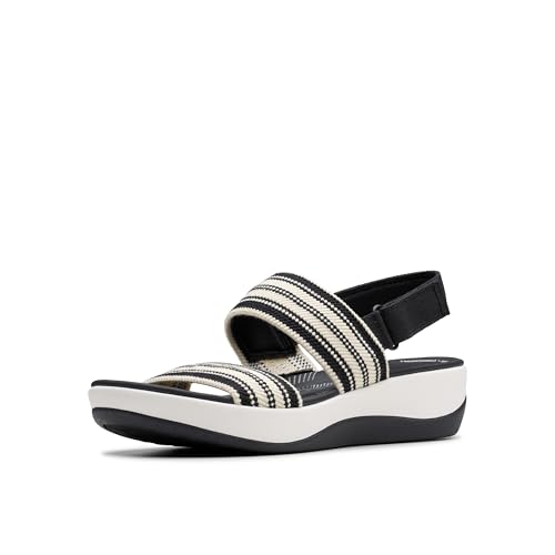 Clarks Damen Arla Stroll Sandale, Schwarz Multi, 43 EU von Clarks