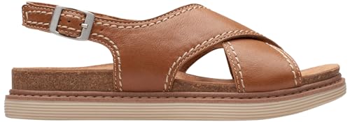 Clarks Damen Arwell Sling Sandale, braun (tan), 41.5 EU von Clarks