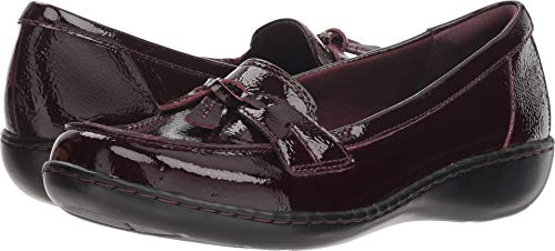 Clarks Damen Ashland Bubble Slipper, Schwarzes Leder, 38 EU von Clarks