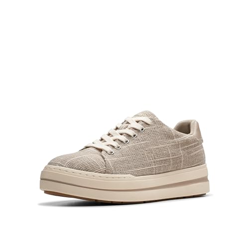 Clarks Damen Audreigh Sun Sneaker, Stein, 42.5 EU von Clarks