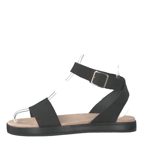 Clarks Damen Botanic Ivy Riemchensandalen, Schwarz (Black Nubuck), 35.5 EU von Clarks