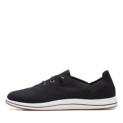 Clarks Damen Breeze Ave II Sneaker, Schwarzes Textil, 7 von Clarks