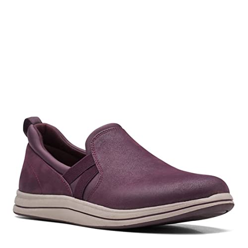 Clarks Damen Breeze Bali Flacher Slipper, Bordeaux Synthetik, 35.5 EU von Clarks