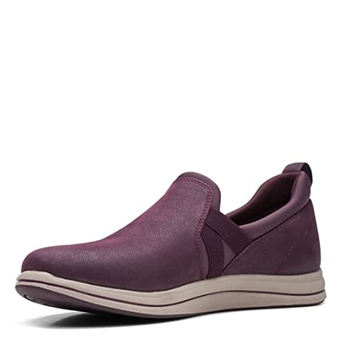 Clarks Damen Breeze Bali Flacher Slipper, Bordeaux Synthetik, 42 EU von Clarks