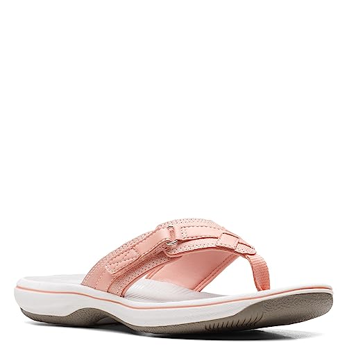 Clarks Damen Breeze Sea Flipflop, Pfirsich-Synthetik von Clarks