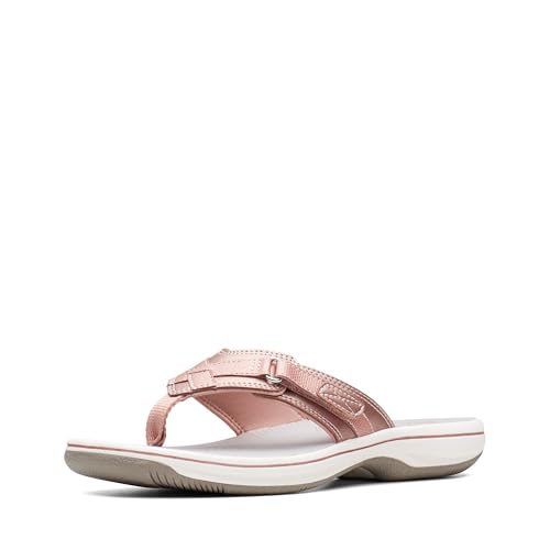 Clarks Damen Breeze Sea Flipflop, Rose Gold, 35.5 EU von Clarks