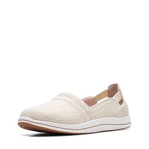 Clarks Damen Breeze Step II Slipper, Natural Interest, 41.5 EU Clarks Damen Breeze Step II Slipper, Natural Interest, 41.5 EU von Clarks