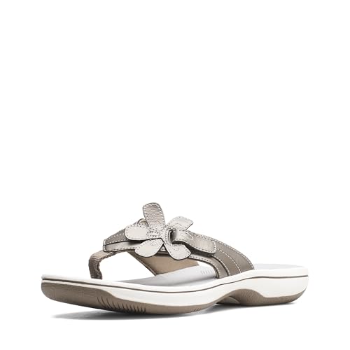 Clarks Damen Brinkley Flora Flipflop, Zinn Kunststoff, 38 EU von Clarks