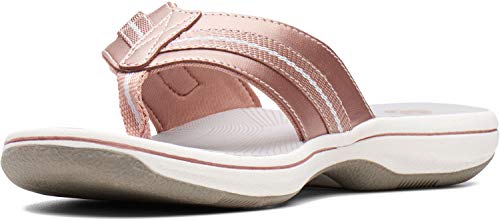 Clarks Damen Brinkley Jazz Flipflop, Rose Gold, 36.5 EU von Clarks