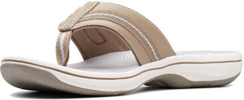 Clarks Damen Brinkley Jazz Flipflop, Sand-Kunststoff, 38 EU von Clarks