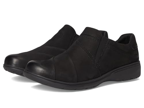 Clarks Damen Carleigh Abby Loafer, Schwarz Nubuk, 11 Narrow von Clarks