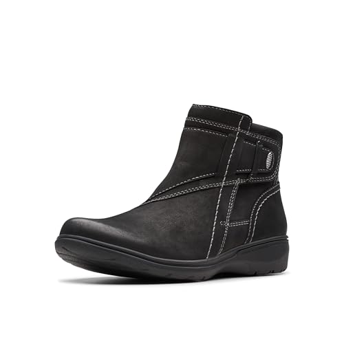 Clarks Damen Carleigh Style Stiefelette, Schwarz Nubuk, 40 EU Clarks Damen Carleigh Style Stiefelette, Schwarz Nubuk, 40 EU von Clarks