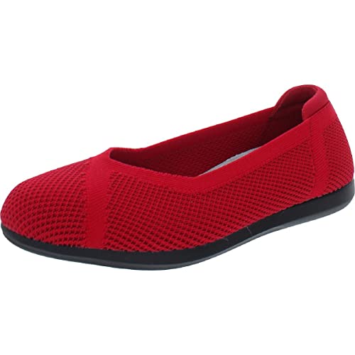 Clarks Damen Carly Wish Ballerinas, rot, 38 EU von Clarks