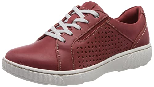 Clarks Damen Caroline Ella Oxford, Cherry Red, 35.5 EU von Clarks