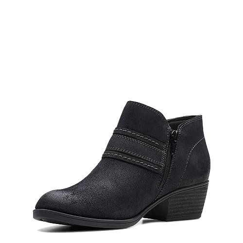 Clarks Damen Charlten Bay Stiefeletten, Schwarzes Wildleder, 5.5 von Clarks