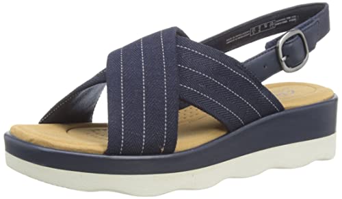 Clarks Damen Clara Cove Sandale Navy von Clarks