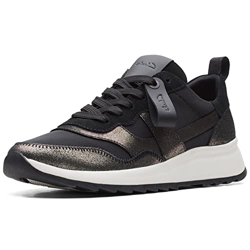 Clarks Damen Dashlite Jazz Sneaker, Black Combi, 38 EU Clarks Damen Dashlite Jazz Sneaker, Black Combi, 38 EU von Clarks