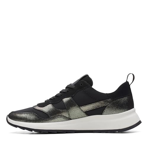 Clarks Damen Dashlite Jazz Sneaker, Black Combi, 38 EU Clarks Damen Dashlite Jazz Sneaker, Black Combi, 38 EU von Clarks
