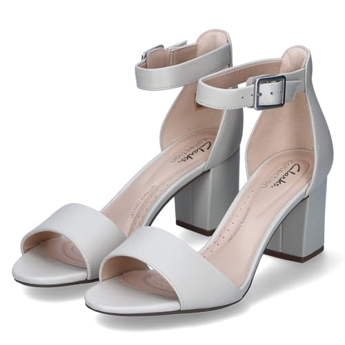 Clarks Damen Deva Mae Pumps, Ivory Leather, 36 EU Clarks Damen Deva Mae Pumps, Ivory Leather, 36 EU von Clarks