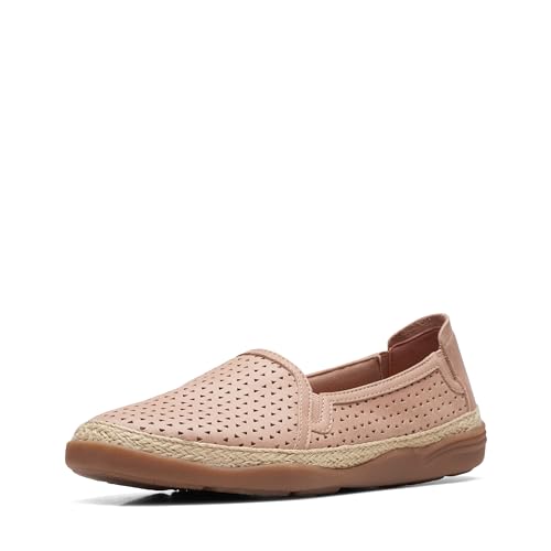 Clarks Damen Elaina Rubin Slipper, Warm Beige Leather, 38 EU Weit von Clarks
