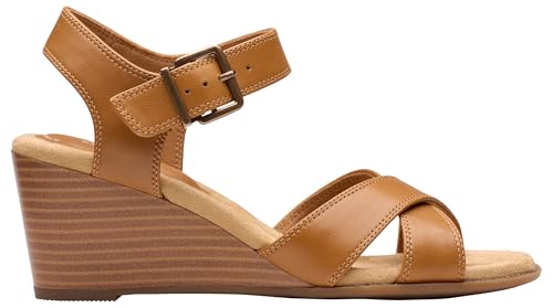 Clarks Emmalae Iris, Damen Sandale, Cinnamon Leather, von Clarks