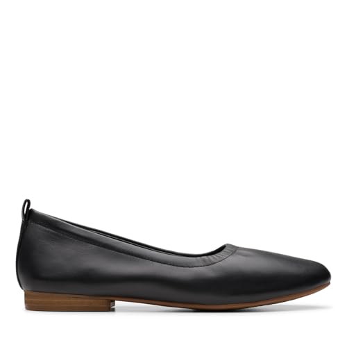Clarks Damen Fawna Soft Ballerinas, Black Leather, 35.5 EU von Clarks