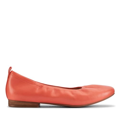 Clarks Damen Fawna Soft Ballerinas, Coral Leather, 42 EU von Clarks