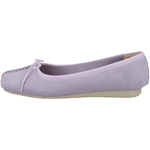 Clarks Damen Freckle Ice Ballerinas, Lilac Suede, 35.5 EU von Clarks