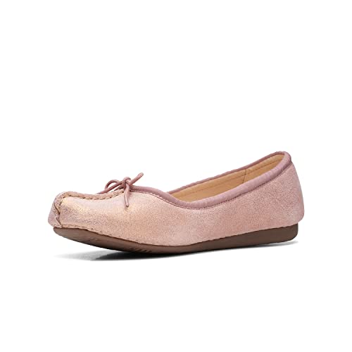 Clarks Damen Freckle Ice Ballerinas, Pink Metallic, 36 EU von Clarks